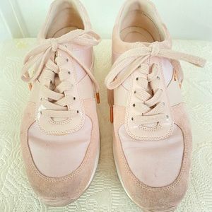 Michael Kors blush tennis shoes (goes with purse)